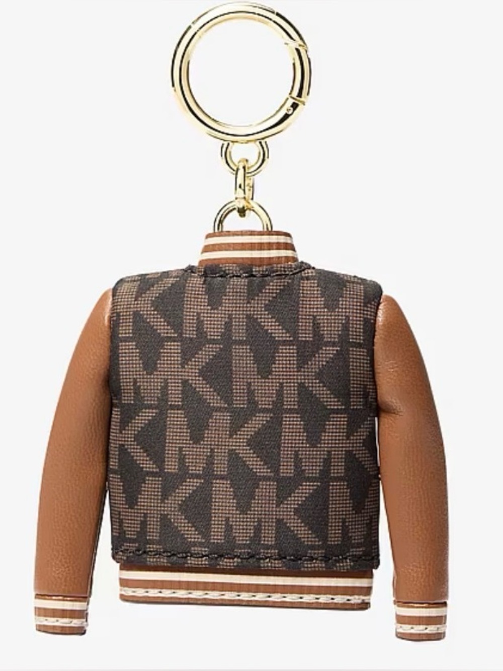 MICHAEL KORS NWT Authentic Varsity Jacket Keychain/Bag Charm. Rare/Sold Out. - Picture 2 of 5